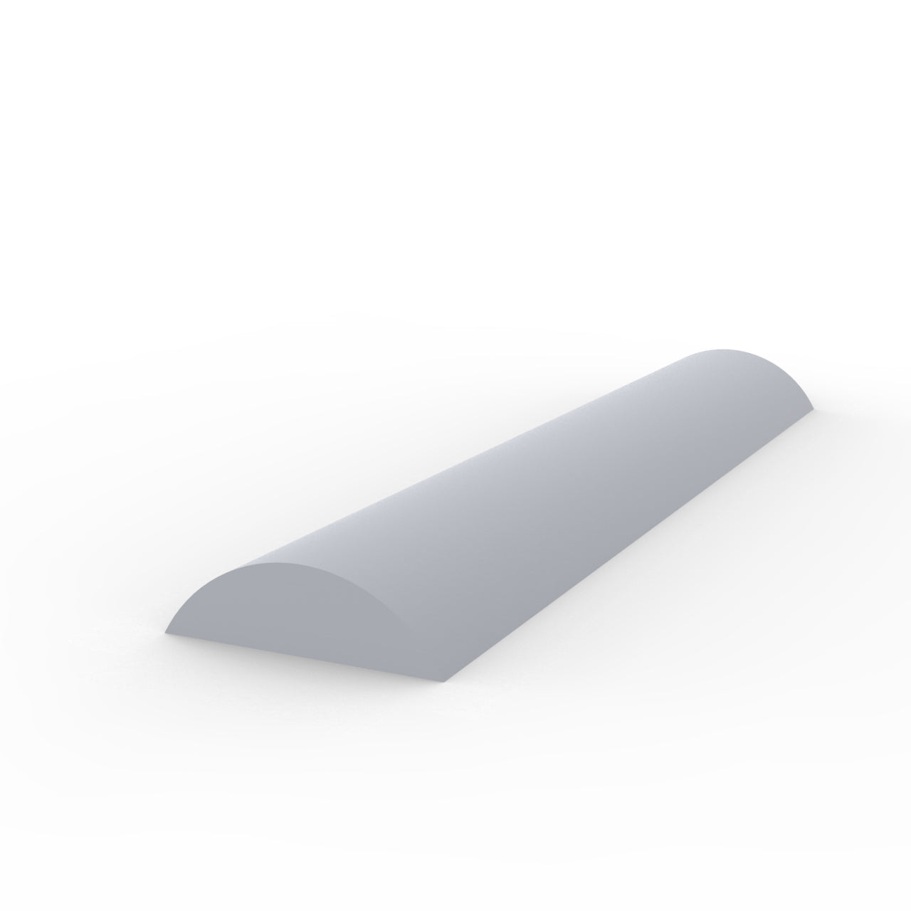 D fender rubber profile DS 40x12mm Grey